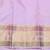 Electric lavender pure zari silk saree