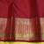Lemon yellow and maroon pure zari silk saree
