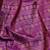 Purple and cream designer pure zari silk saree