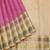 Pink and peach pure zari silk saree