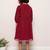 Midi dress with handwork embellishments