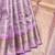 Lavender tissue pure zari silk saree