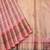 Peach tissue pure zari silk saree