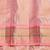 Peach tissue pure zari silk saree