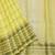 Lemon yellow pure zari silk saree