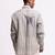 White animal plain linen shirt