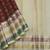 Maroon and cream designer kanchipuram silk saree