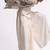White floral plain linen jacket