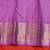 Red and lavender pure zari silk saree