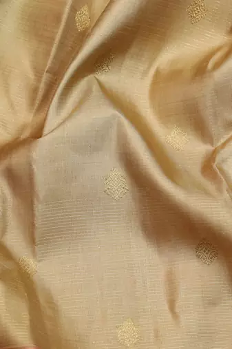 Granola beige zari silk saree 