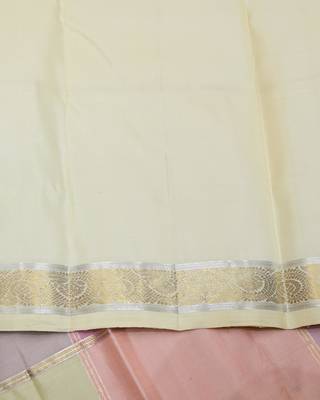 Multi colour pure zari silk saree with silk mark certified 4