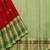Red and green bridal pure zari silk saree silk saree