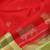Red and green bridal pure zari silk saree silk saree