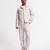 White floral printed linen jacket