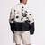 Black & white digital printed linen jacket