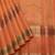 Orange and red pure zari silk saree