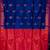 Dark blue pure touch silk saree