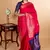Majenta designer kanjivaram silk saree with silk mark certified