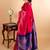 Majenta designer kanjivaram silk saree