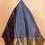 Maroon and grey designer kanjivaram silk saree