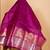 Orange and purple silk saree