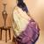 Sage green silk saree