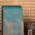 Blue jaquard silk saree