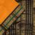Yellow and black sico saree