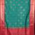 Aqua green brocade silk saree