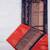 Papaya orange semi soft silk saree