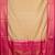 Offwhite pink brocade silk saree