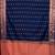 Navy blue paithani semi soft silk saree