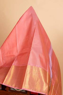 Purple colour pattu saree with silk mark certified 4