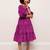 Midi dress with handwork embellishments