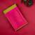 Elaichi green and pink semi silk saree