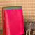 Green and pink silk saree