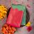 Golden turquoise semi silk saree