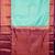 Aqua blue and purple semi silk saree