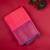 Pink and teal green semi silk saree