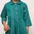 Asymmetrical top with white pajama- 2 pcs set