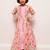 Organza shrug with inner dress- 2 pcs set