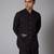 Black plain cotton men shirt