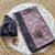 Lavender Color Mirror And Thread Embroidery Work Crunchy Chiffon Saree
