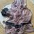 Lavender Color Mirror And Thread Embroidery Work Crunchy Chiffon Saree