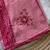 Pink Color Mirror And Thread Embroidery Work Crunchy Chiffon Saree