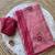 Pink Color Mirror And Thread Embroidery Work Crunchy Chiffon Saree