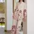 Off White Printed Cotton Flex Co-Ord Set