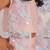 Peach petal girls festive set embroidered coord with palazzo & jacket