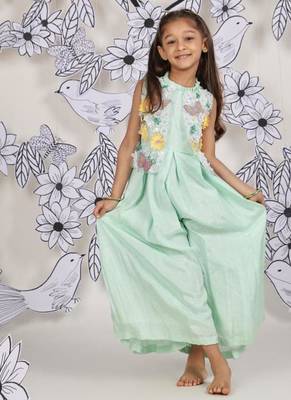 Mint meadow girls jumpsuit 3d floral jacket & garden print 1