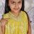 Safari fun girls coord set mustard kurta with gota detailing